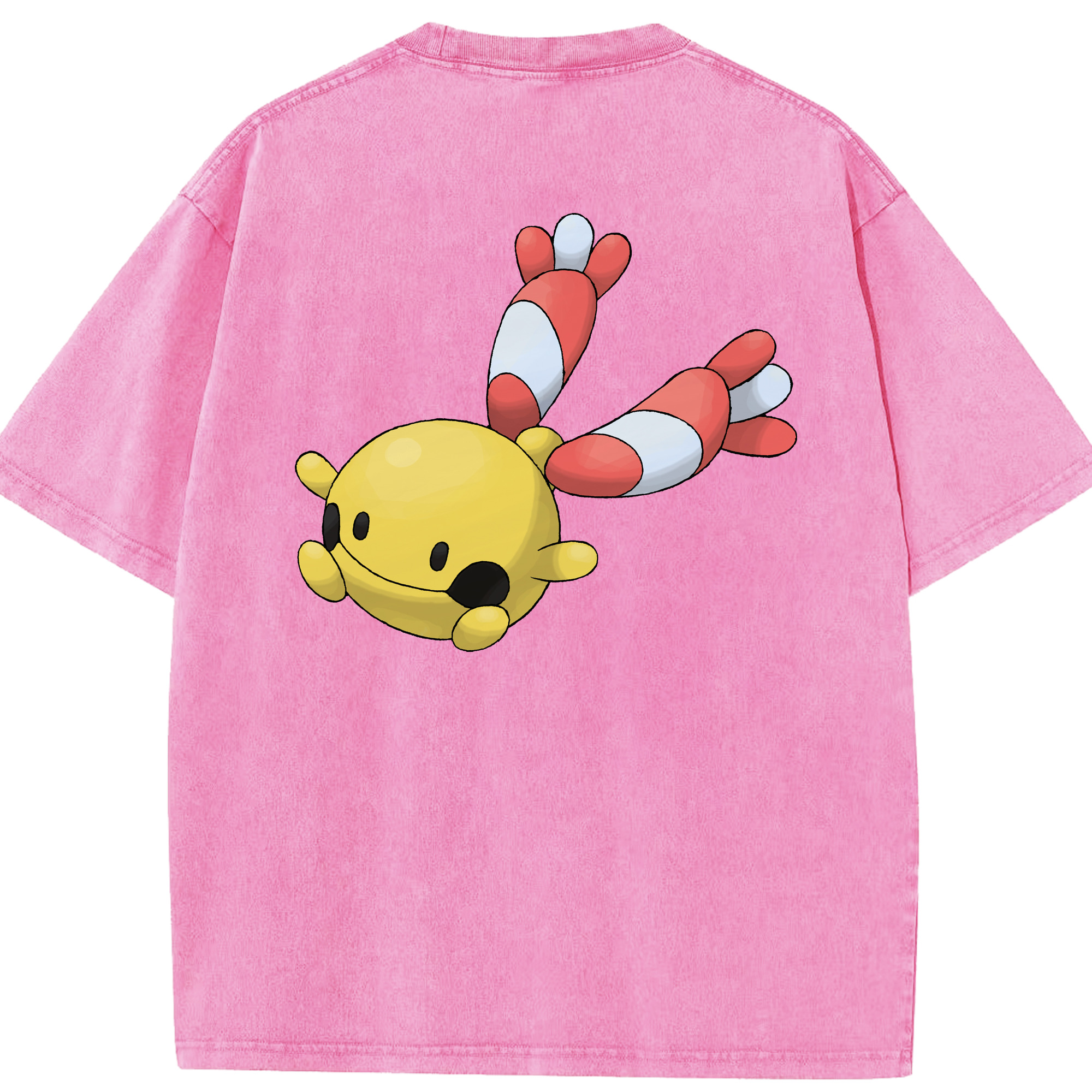（画像用） ポケットモンスター Pokémon 綿100% ヴィンテージ風 半袖Tシャツ（背面プリント）